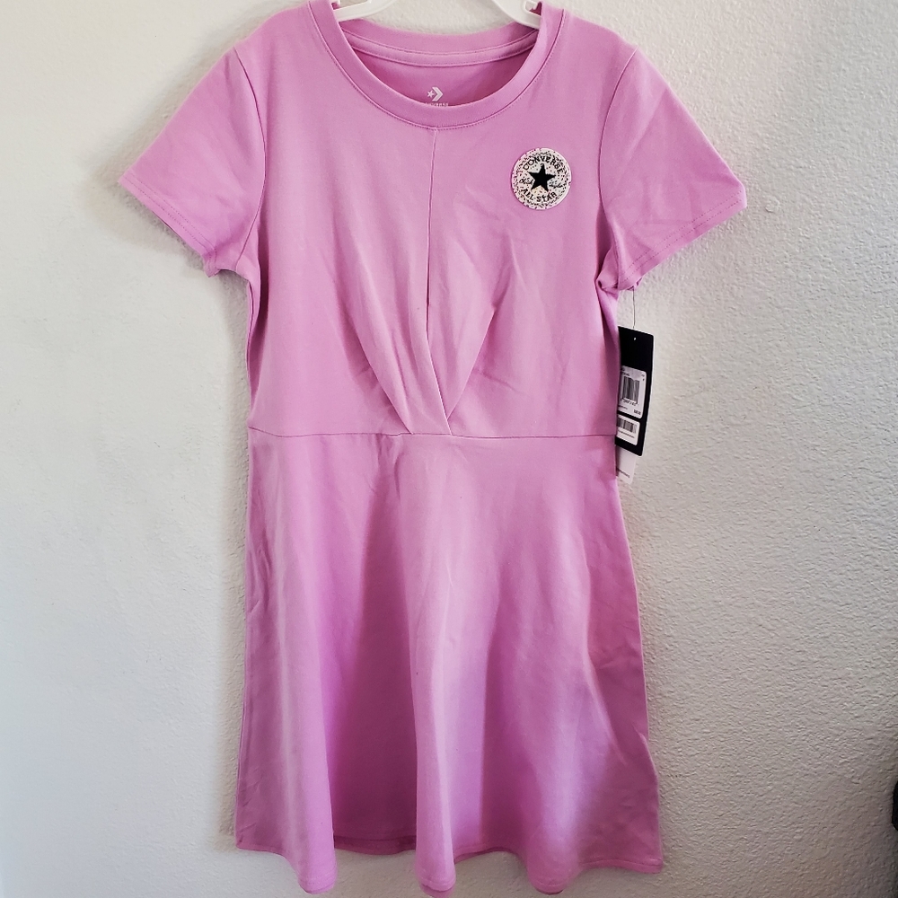 Converse purple dress